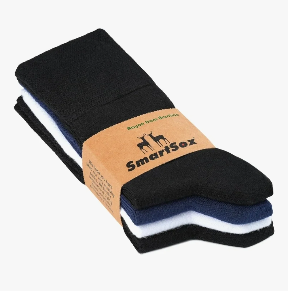 Diabetic Socks for Men, 4 Pack